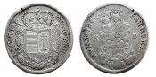 II.Rákóczi Ferenc 1703-1711 1/2 tallér 1705 KB